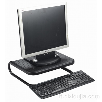 Supporto per monitor per computer in acciaio dal design ergonomico